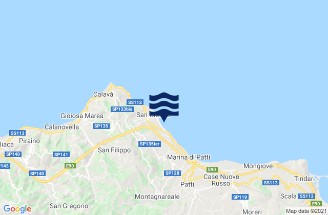 Carte des horaires des marées pour San Giorgio, Italy