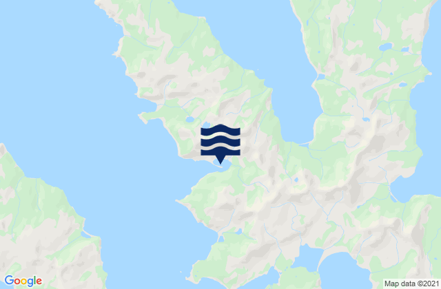 Carte des horaires des marées pour Sanborn Harbor (Nagai Island), United States