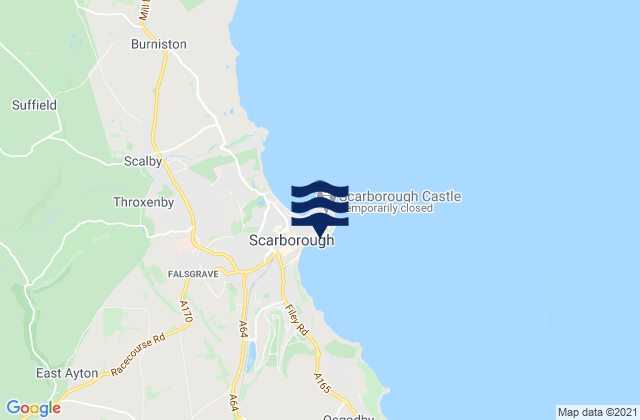 Carte des horaires des marées pour Sandside Bay, United Kingdom