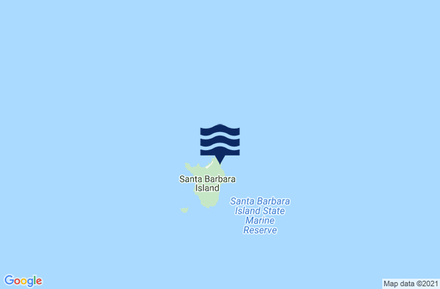 Carte des horaires des marées pour Santa Barbara Island, United States