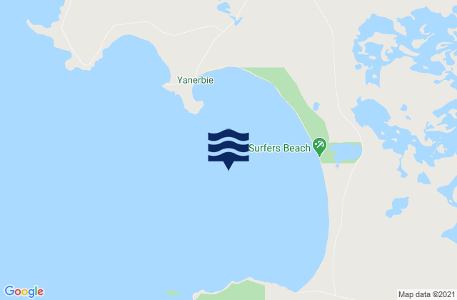 Carte des horaires des marées pour Sceale Bay, Australia