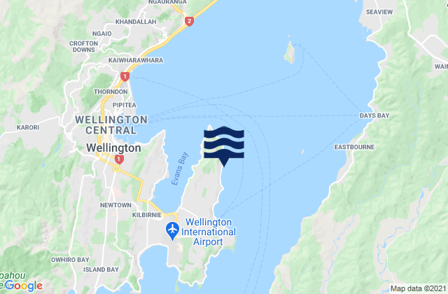Carte des horaires des marées pour Scorching Bay, New Zealand