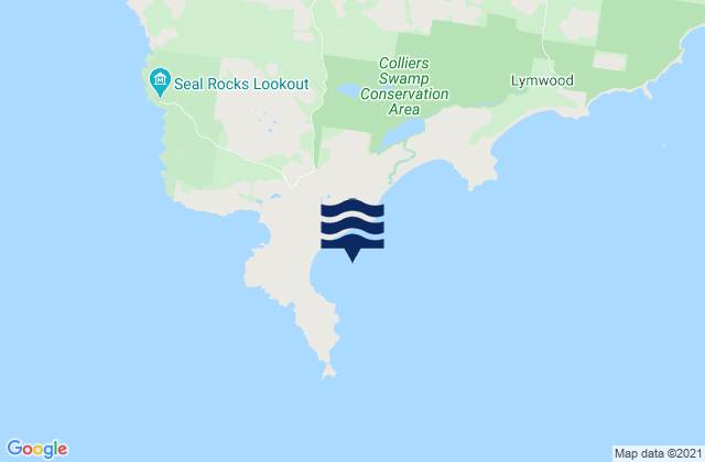 Carte des horaires des marées pour Seal Bay, Australia
