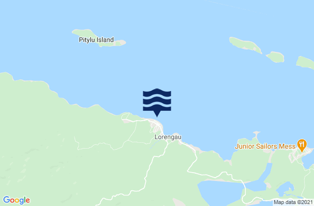 Carte des horaires des marées pour Seeadler Harbour, Papua New Guinea