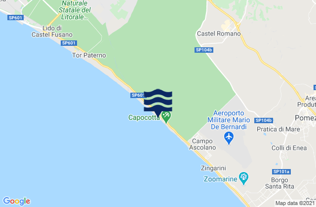 Carte des horaires des marées pour Selcetta, Italy