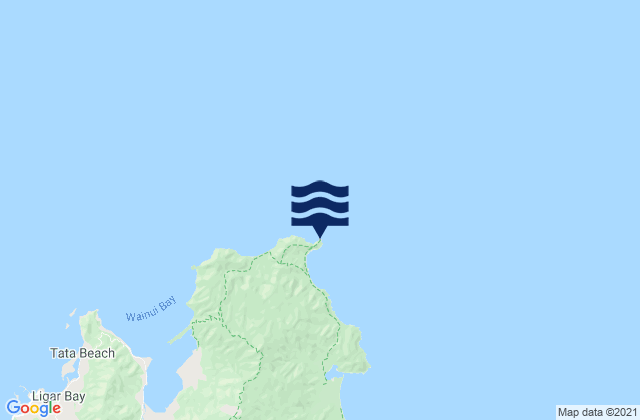 Carte des horaires des marées pour Separation Point Abel Tasman, New Zealand