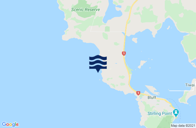 Carte des horaires des marées pour Shag Rock, New Zealand