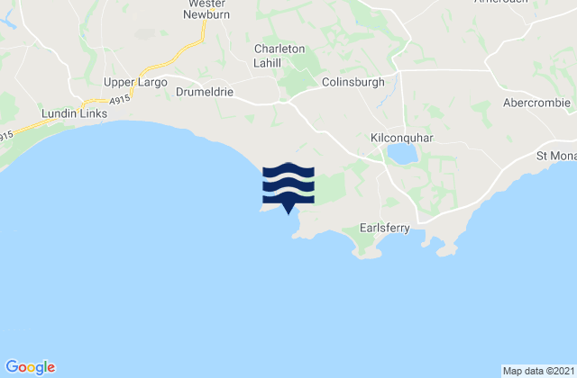 Carte des horaires des marées pour Shell Bay Beach, United Kingdom