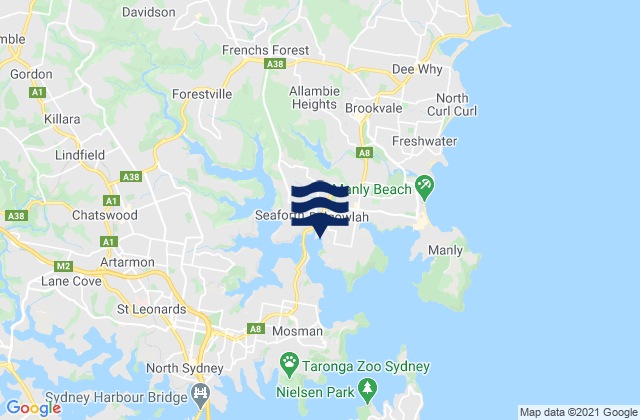 Carte des horaires des marées pour Shell Cove, Australia