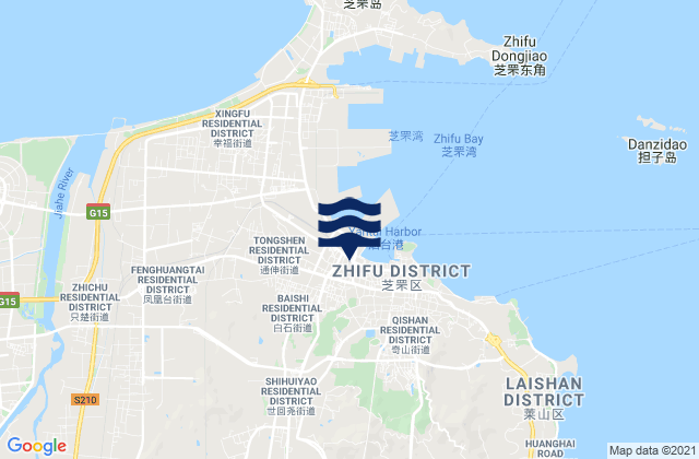 Carte des horaires des marées pour Shihuiyao, China