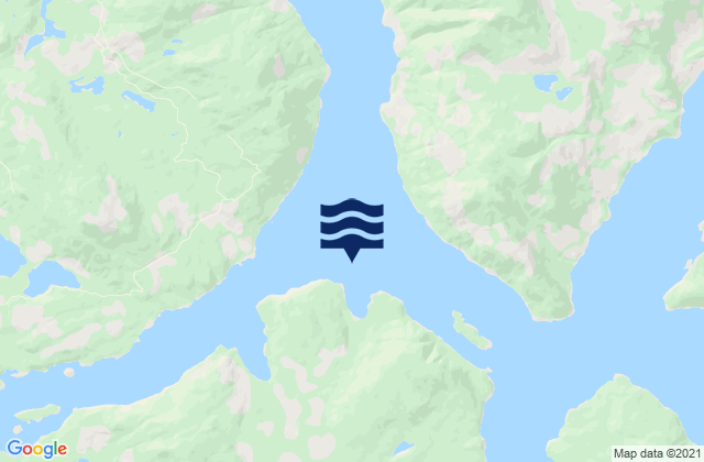 Carte des horaires des marées pour Shoal Bay, Canada
