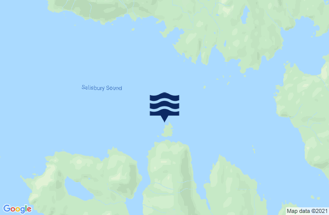 Carte des horaires des marées pour Sinitsin Island, United States
