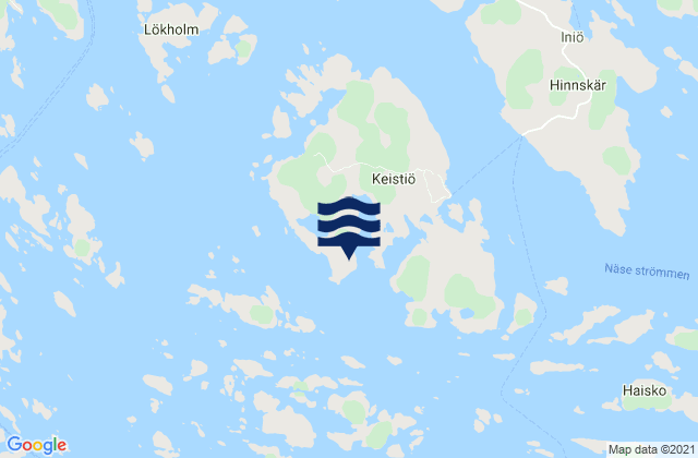 Carte des horaires des marées pour Skagen, Finland