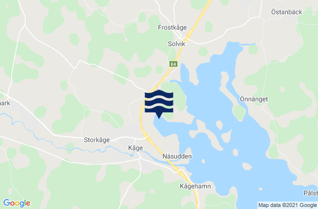 Carte des horaires des marées pour Skellefteå Kommun, Sweden