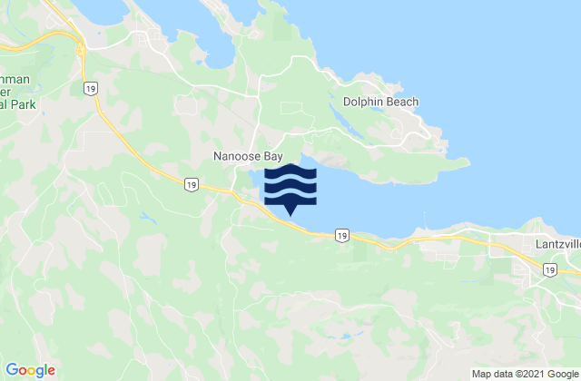 Carte des horaires des marées pour Skerry Bay, Canada