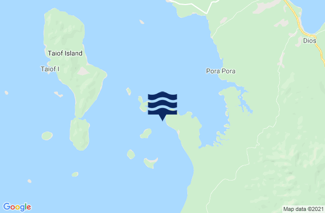 Carte des horaires des marées pour Soroken, Papua New Guinea