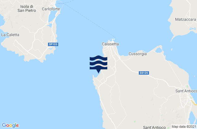 Carte des horaires des marées pour Spiaggia Grande, Italy