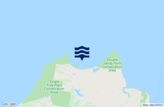 Carte des horaires des marées pour St Albans Bay, Australia