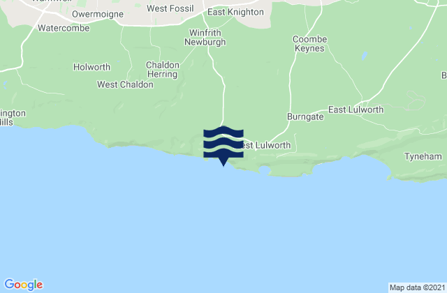 Carte des horaires des marées pour St Oswald's Bay, United Kingdom