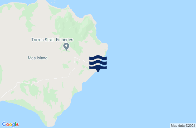 Carte des horaires des marées pour St Pauls (Moa Island), Australia