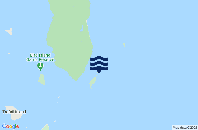 Carte des horaires des marées pour Stack Island, Australia