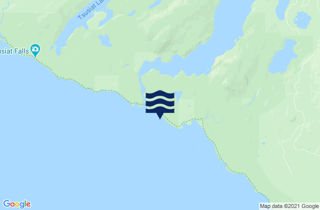 Carte des horaires des marées pour Stanley Beach, Canada