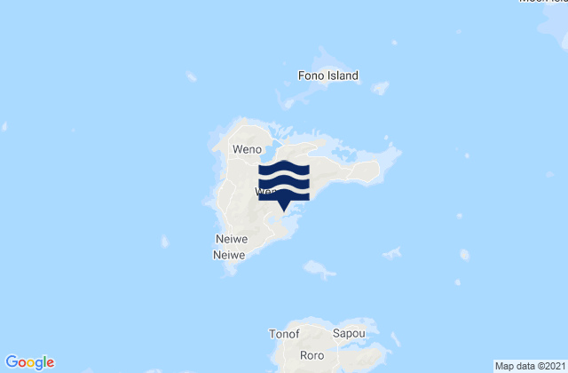 Carte des horaires des marées pour State of Chuuk, Micronesia