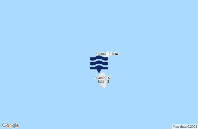 Carte des horaires des marées pour State of Sonsorol, Palau
