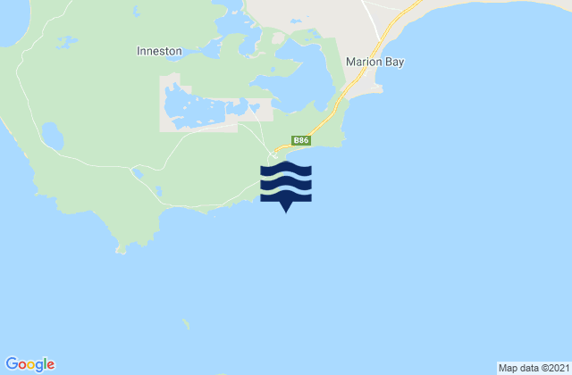 Carte des horaires des marées pour Stenhouse Bay, Australia