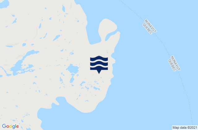Carte des horaires des marées pour Stupart Bay, Canada