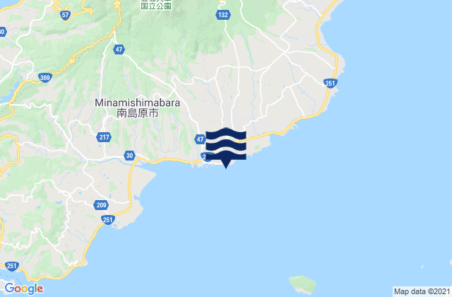 Carte des horaires des marées pour Sugawa, Japan