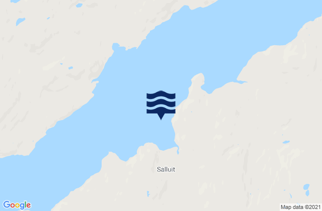 Carte des horaires des marées pour Sugluk, Canada