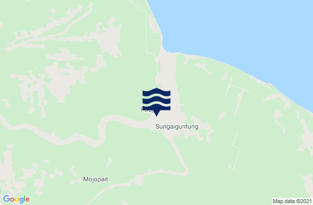 Carte des horaires des marées pour Sungaiguntung, Indonesia