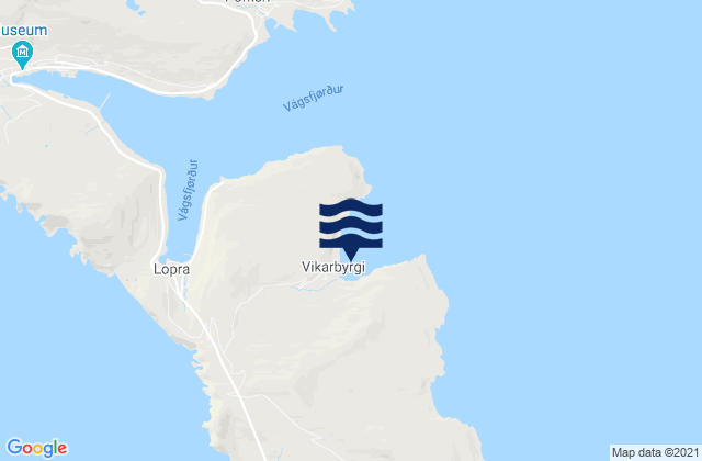 Carte des horaires des marées pour Sunnbøur, Faroe Islands