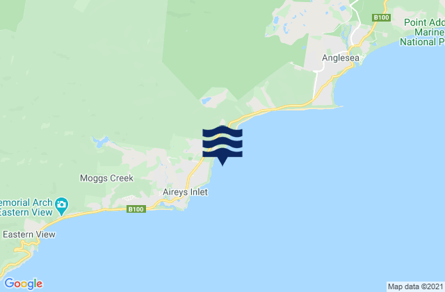 Carte des horaires des marées pour Sunnymeade Beach, Australia