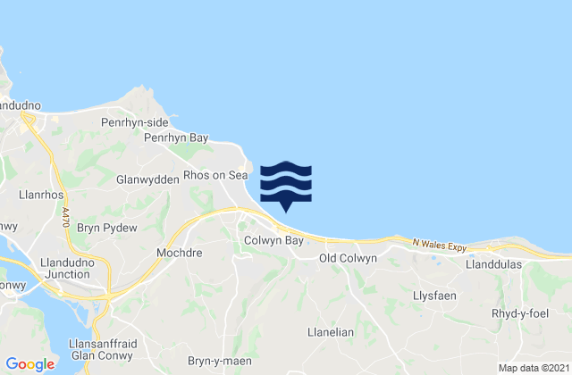 Carte des horaires des marées pour Sunnyside Bay, United Kingdom