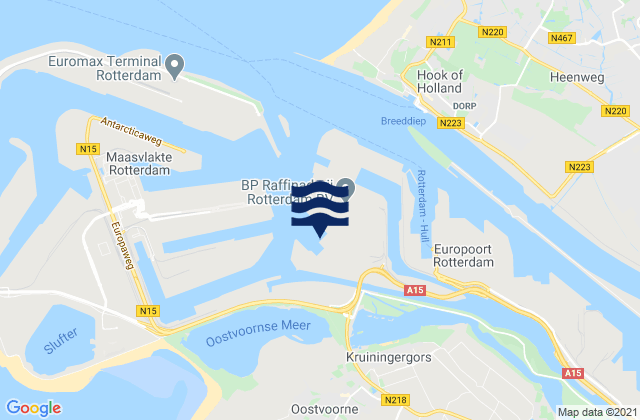 Carte des horaires des marées pour Suurhoffbrug noordzijde, Netherlands