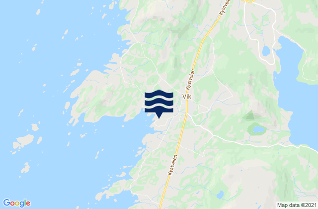 Carte des horaires des marées pour Sømna, Norway