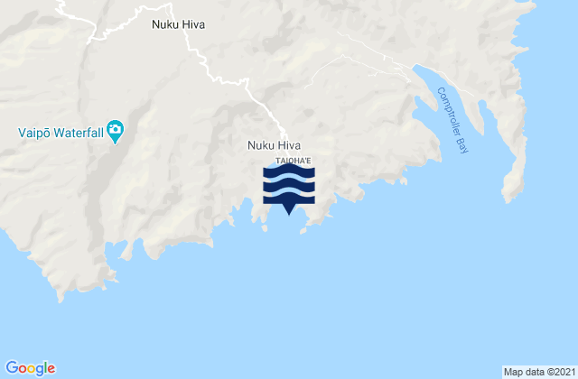 Carte des horaires des marées pour Taio Hae Bay Nuku Hiva Island, French Polynesia