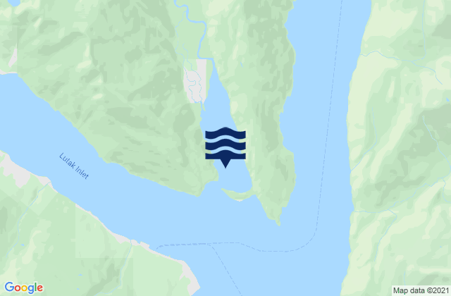 Carte des horaires des marées pour Taiyasanka Harbor (Taiya Inlet), United States