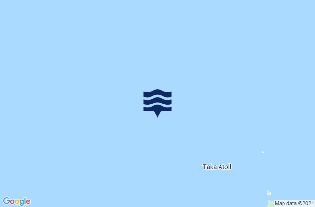 Carte des horaires des marées pour Taka Atoll, Marshall Islands