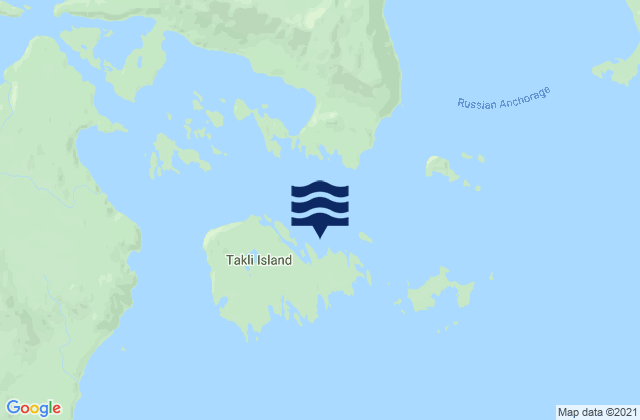 Carte des horaires des marées pour Takli Island (Shelikof Strait), United States