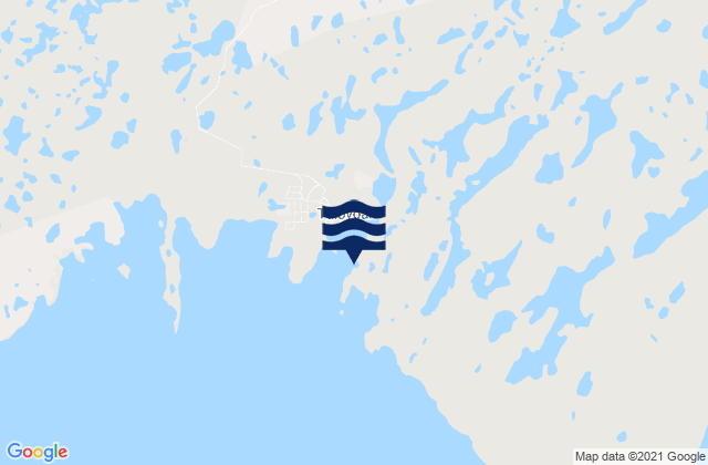 Carte des horaires des marées pour Taloyoak, Canada