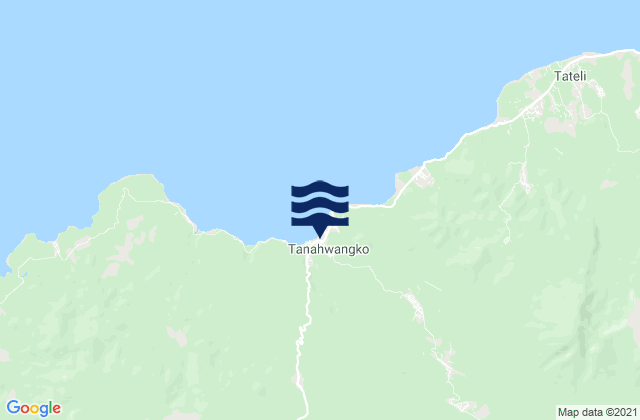 Carte des horaires des marées pour Tanahwangko, Indonesia