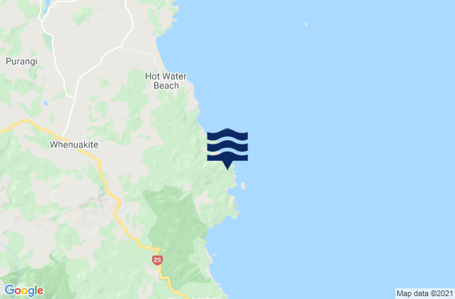 Carte des horaires des marées pour Tapuaetahi Bay (Boat Harbour), New Zealand