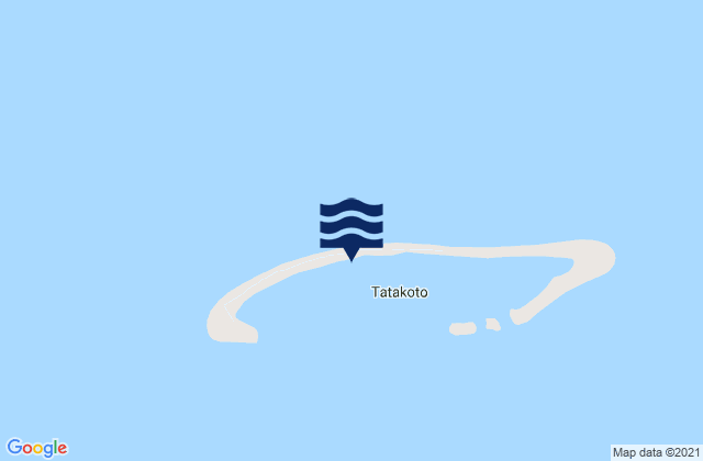 Carte des horaires des marées pour Tatakoto, French Polynesia