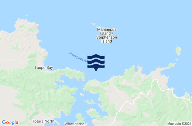 Carte des horaires des marées pour Tauranga Bay, New Zealand