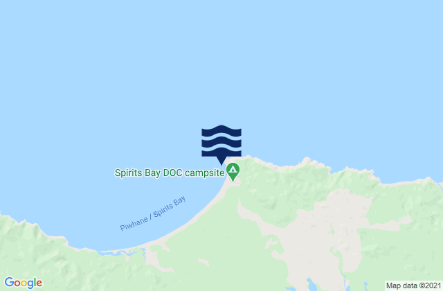 Carte des horaires des marées pour Te Karaka Bay, New Zealand