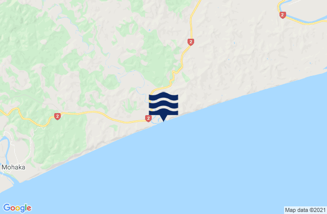 Carte des horaires des marées pour Te Karetu Inlet, New Zealand