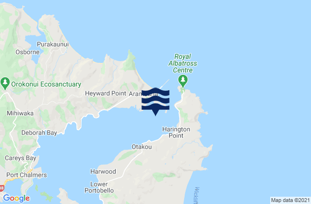 Carte des horaires des marées pour Te Umukuri (Wellers Rock), New Zealand